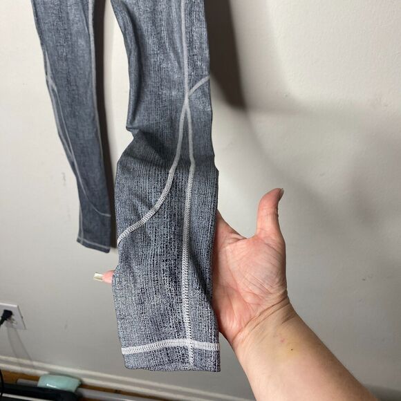 NWT Joe's Off Duty Comfy Gray Snakeskin Mid-Rise Soft Stretch Rhythm Leggings XS - Picture 5 of 13